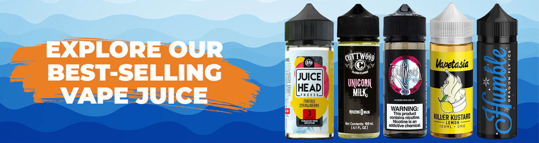 Best Selling Vape Juice Banner